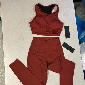 MICHI Rust Activewear Set